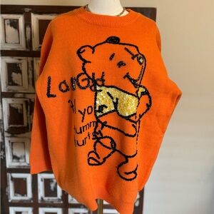 Oversized heavy Winnie the Pooh sweater
